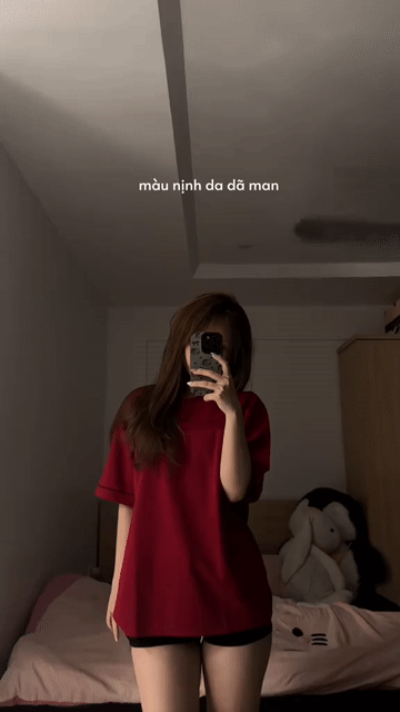 Áo thun Cotton Đỏ đô Unisex. Mua bán Quần áo tại Huyện Thoại Sơn An Giang được đăng bởi Quỳnh Như hình 1