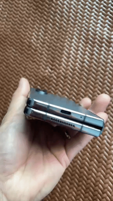 Samsung Fold4 512GB Xám. Mua bán Điện thoại tại Quận Hoàng Mai Hà Nội được đăng bởi Giặt Khô Thương Thu hình 1