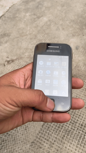 Samsung nhỏ gọn galaxy Y huyền thoại hoài niệm. Mua bán Điện thoại tại Quận 12 Tp Hồ Chí Minh được đăng bởi KHANG hình 1