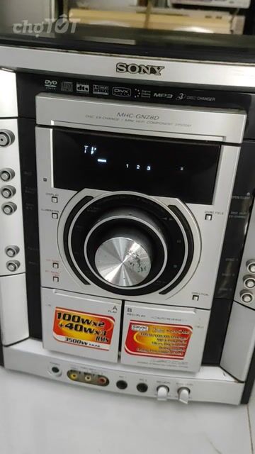 Dàn âm thanh Sony HCD-GNZ8D Bạc. Mua bán Tivi, Âm thanh tại Huyện Giồng Trôm Bến Tre được đăng bởi kim hình 1