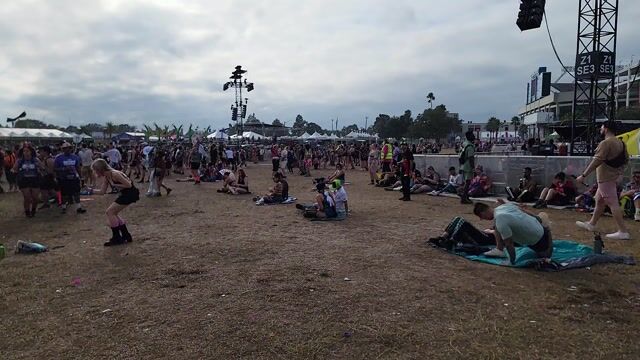 Festival grounds/stage/crowd, all clothed