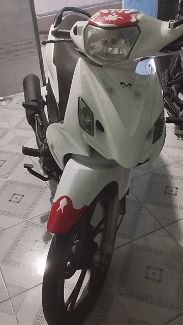 Suzuki Axelo 125RR trắng Xe con tay. Mua bán Xe máy tại Thành phố Thuận An Bình Dương được đăng bởi SaKa Trần  hình 1