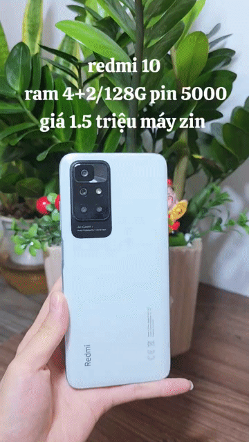 Xiaomi Redmi 10 ram 4+2/ 128GB Trắng. Mua bán Điện thoại tại Quận Hà Đông Hà Nội được đăng bởi Shop Điện Thoại Cũ Zin hình 1