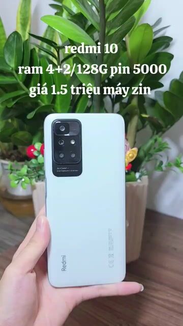 Xiaomi Redmi 10 ram 4+2/ 128GB Trắng. Mua bán Điện thoại tại Quận Hà Đông Hà Nội được đăng bởi Shop Điện Thoại Cũ Zin hình 1