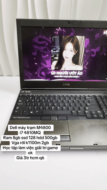 Dell Precision M4800 i7 4810MQ 8GB/128/500g K1100M. Mua bán Laptop tại Quận 6 Tp Hồ Chí Minh được đăng bởi Máy Tính Bảo Ngọc hình 1