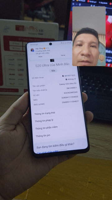 Samsung Galaxy S20 Ultra 5G màn Oled. Mua bán Điện thoại tại Quận Đống Đa Hà Nội được đăng bởi BoydeptrainhatHN AMZ Mobile hình 1