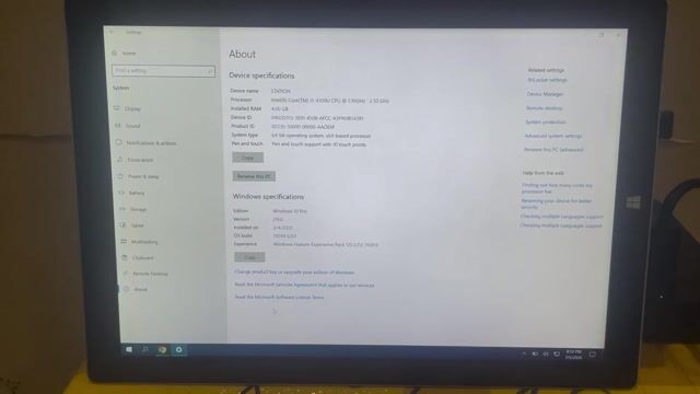 Microsoft Surface Pro 3 i5 4GB/128GB SSD. Mua bán Máy tính bảng tại Quận 12 Tp Hồ Chí Minh được đăng bởi Tiến hình 1