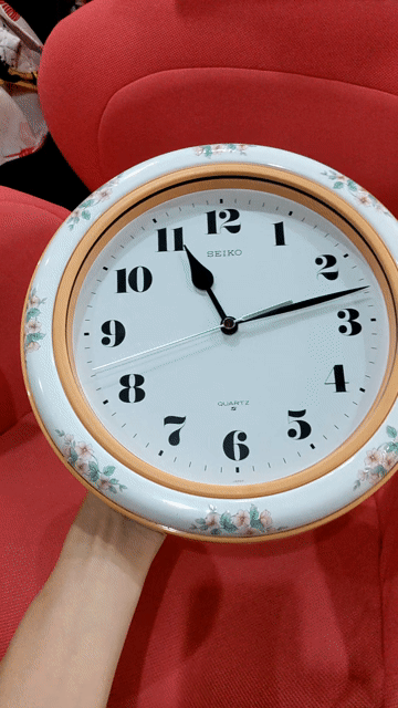 Đồng hồ treo tường Seiko tráng men Nhật Bản. Mua bán Nội thất, đồ gia dụng khác tại Quận Hải Châu Đà Nẵng được đăng bởi Lee Min Ho Đà Nẵng hình 1