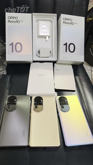Oppo Reno 10 5G 256GB Xám, Vàng, Xanh. Mua bán Điện thoại tại Quận 1 Tp Hồ Chí Minh được đăng bởi ViễnThôngBig hình 1