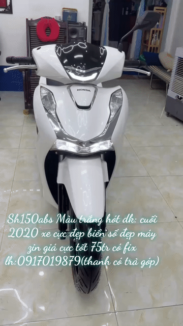 Honda SH150 ABS Trắng Cuối 2020. Mua bán Xe máy tại Thành phố Vũng Tàu Bà Rịa - Vũng Tàu được đăng bởi XE MÁY BẢO THANH  TPVŨNG TÀU hình 1