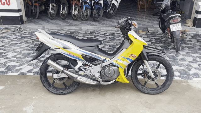 Suzuki Satria 2006 Vàng, Trắng, Đen. Mua bán Xe máy tại Huyện U Minh Thượng Kiên Giang được đăng bởi DV Cầm đồ kiên giang hình 1
