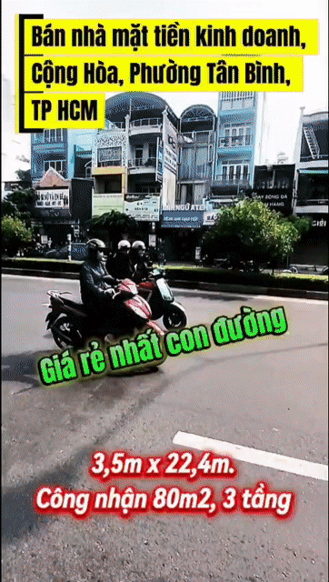 Mua bán Nhà ở Quận Tân Bình Tp Hồ Chí Minh diện tích 80 m² giá 18,4 tỷ