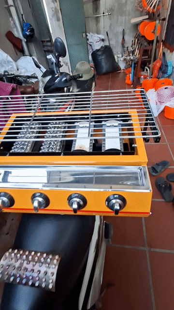 Bếp nướng gas TON ET-K222 4 họng Vàng. Mua bán Bếp, lò, đồ điện nhà bếp tại Huyện Hoài Đức Hà Nội được đăng bởi Hoàng Huy hình 1