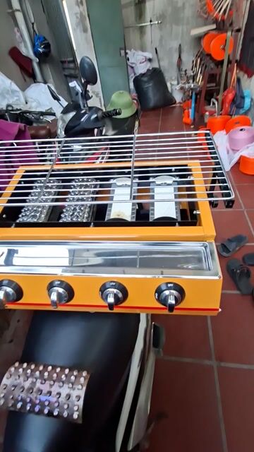 Bếp nướng gas TON ET-K222 4 họng Vàng. Mua bán Bếp, lò, đồ điện nhà bếp tại Huyện Hoài Đức Hà Nội được đăng bởi Hoàng Huy hình 1