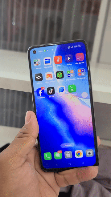 OPPO Reno 5 128GB Xám màn zin vân tay ok. Mua bán Điện thoại tại Quận 6 Tp Hồ Chí Minh được đăng bởi Hoàng Farm hình 1