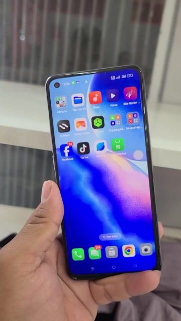 OPPO Reno 5 128GB Xám màn zin vân tay ok. Mua bán Điện thoại tại Quận 6 Tp Hồ Chí Minh được đăng bởi Hoàng Farm hình 1