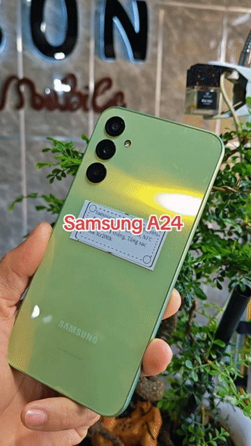 Samsung A24 R6+128 NFC 2s Pin5000 VN/A. Mua bán Điện thoại tại Huyện Trảng Bàng Tây Ninh được đăng bởi Sun Mobile Shop Điện Thoại Trảng Bàng Tây Ninh 01 hình 1
