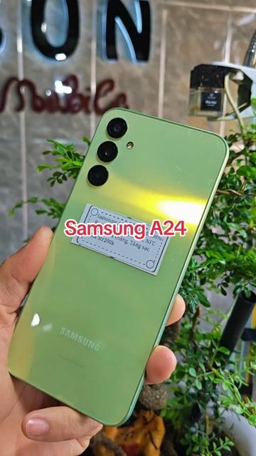 Samsung A24 R6+128 NFC 2s Pin5000 VN/A. Mua bán Điện thoại tại Huyện Trảng Bàng Tây Ninh được đăng bởi Sun Mobile Shop Điện Thoại Trảng Bàng Tây Ninh 01 hình 1