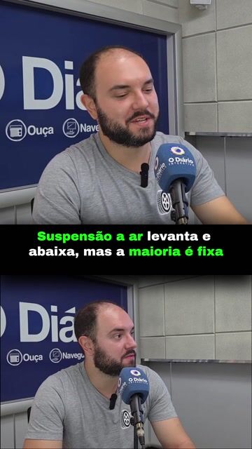 Suspensão a ar levanta e abaixa, mas a maioria é fixa
