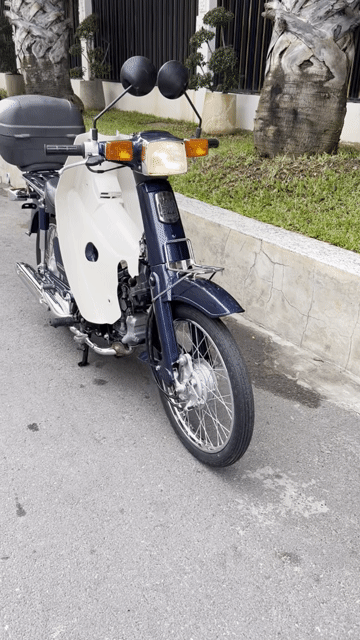 Honda Super Cub Xanh, Trắng Nguyên zin. Mua bán Xe máy tại Huyện Châu Phú An Giang được đăng bởi Trần Hiếu hình 1