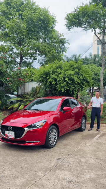 Mazda 2 2023 Luxury 25630 km Đỏ. Mua bán Ô tô tại Thành phố Buôn Ma Thuột Đắk Lắk được đăng bởi Trọng Anh hình 1