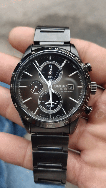  Seiko Chronograph pin năng lượng kiếng saphia . Mua bán Đồng hồ tại Quận Bình Tân Tp Hồ Chí Minh được đăng bởi Nguyễn Bo hình 1