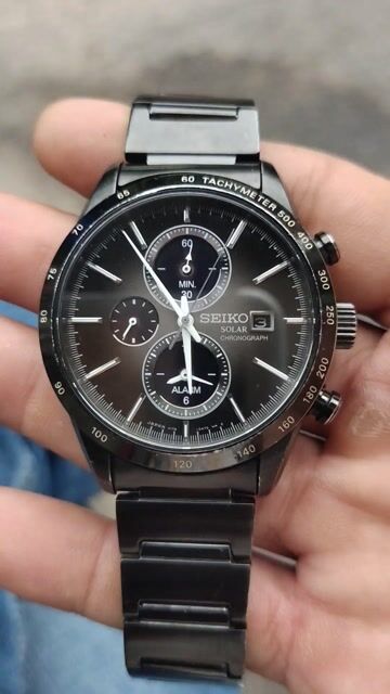  Seiko Chronograph pin năng lượng kiếng saphia . Mua bán Đồng hồ tại Quận Bình Tân Tp Hồ Chí Minh được đăng bởi Nguyễn Bo hình 1