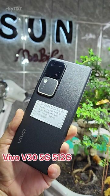 Vivo V30 5G R12+512 Snap7Gen3 P5000 NFC 2sim VN/A. Mua bán Điện thoại tại Huyện Trảng Bàng Tây Ninh được đăng bởi Sun Mobile Shop Điện Thoại Trảng Bàng Tây Ninh 01 hình 1