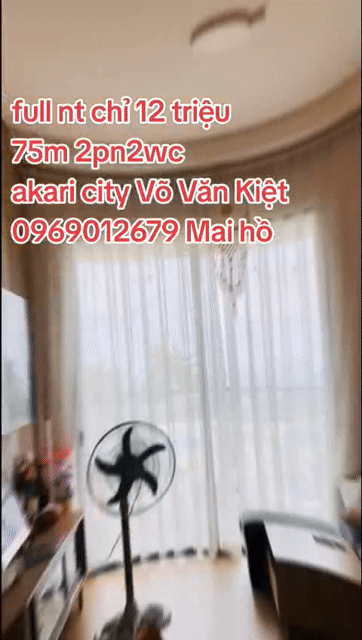 Cho thuê Căn hộ Chung cư Akari City Quận Bình Tân Tp Hồ Chí Minh diện tích 75 m² giá 12,5 triệu/tháng