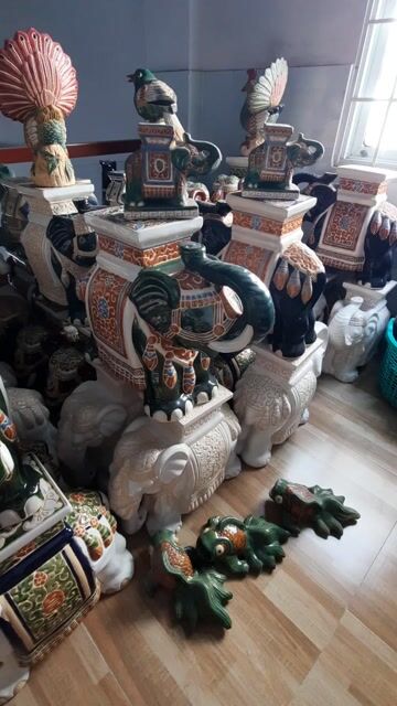 Đôn voi gốm Biên Hòa 🐘🐘🐘. Mua bán Cây cảnh, đồ trang trí tại Thành phố Biên Hòa Đồng Nai được đăng bởi Phúc Khang hình 1