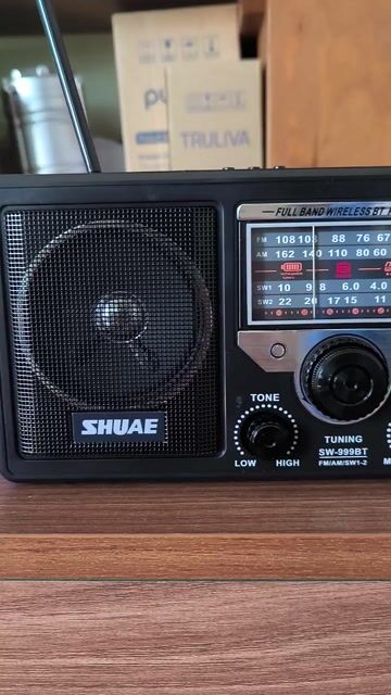Đài Radio SHUAE SW-999BT Đen. Mua bán Tivi, Âm thanh tại Huyện Bình Chánh Tp Hồ Chí Minh được đăng bởi Minh Khiết  hình 1