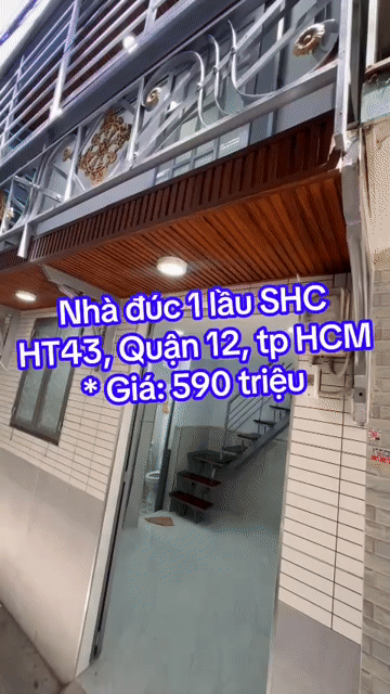 Mua bán Nhà ở Quận 12 Tp Hồ Chí Minh diện tích 14 m² giá 590 triệu