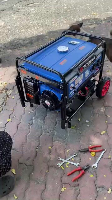 Máy phát điện Toshima 5,5kw đề nổ. Mua bán Đồ chuyên dụng, Giống nuôi trồng tại Thị xã Tân Uyên Bình Dương được đăng bởi Máy Móc Dân Dụng  hình 1