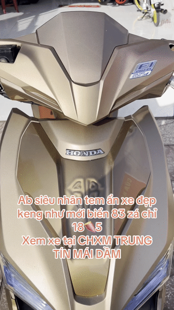 Honda Air Blade 2017 Vàng đen xe đẹp keng biển 83. Mua bán Xe máy tại Quận Cái Răng Cần Thơ được đăng bởi CẦM ĐỒ TRUNG TÍN  hình 1