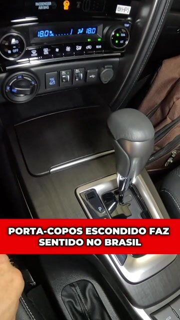 Porta-copos escondido faz sentido no Brasil