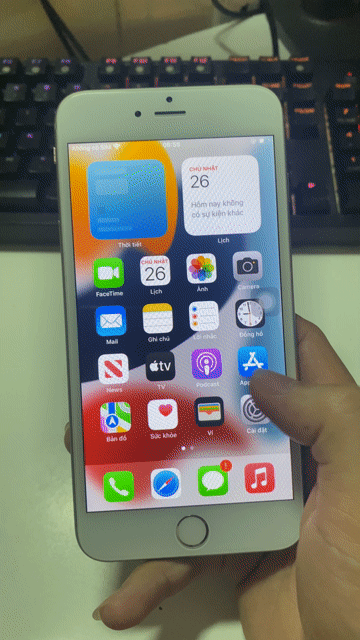 Apple iPhone 6S Plus Bạc Hư nút home. Mua bán Điện thoại tại Quận Bình Tân Tp Hồ Chí Minh được đăng bởi Khôi Đăng hình 1