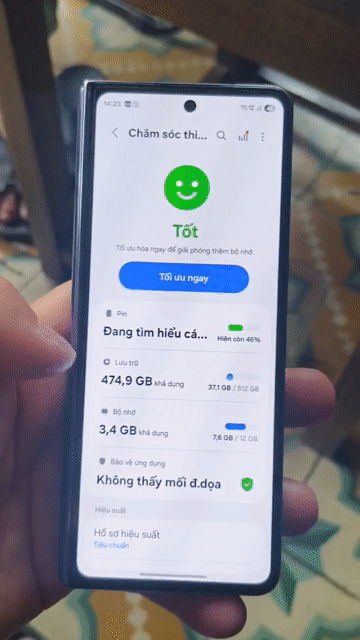 Samsung Galaxy Z Fold4 512GB Đen. Mua bán Điện thoại tại Quận Hải Châu Đà Nẵng được đăng bởi ph hình 1