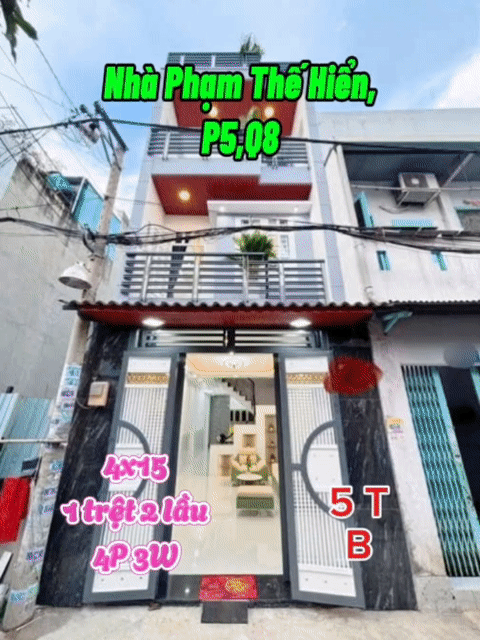 Mua bán Nhà ở Quận 8 Tp Hồ Chí Minh diện tích 52 m² giá 5 tỷ