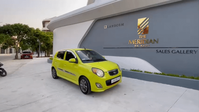 Kia Morning 2013 Xanh Số sàn. Mua bán Ô tô tại Quận Cẩm Lệ Đà Nẵng được đăng bởi otocudanang hình 1
