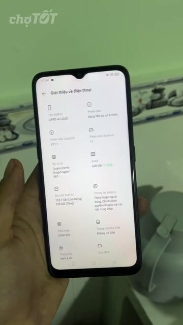 Oppo A5 2020 128GB Đen. Mua bán Điện thoại tại Huyện Hóc Môn Tp Hồ Chí Minh được đăng bởi Trung Nguyễn hình 1
