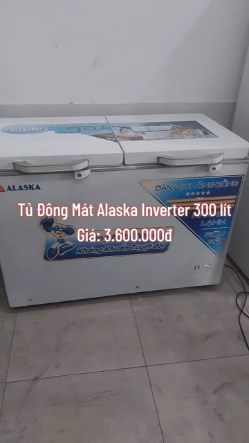 Tủ đông mát Alaska 300 lít Inverter. Mua bán Tủ lạnh tại Quận Bình Tân Tp Hồ Chí Minh được đăng bởi ĐIỆN MÁY VUI VẺ hình 1