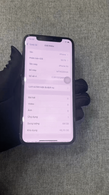 iPhone Xs 64GB Vàng Đẹp Màn zin qua ép kính. Mua bán Điện thoại tại Quận Thanh Xuân Hà Nội được đăng bởi EnterPhone hình 1