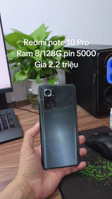 Redmi Note 10 Pro 8GB/128GB màn zin mượt pin khỏe. Mua bán Điện thoại tại Quận Hà Đông Hà Nội được đăng bởi Shop Điện Thoại Cũ Zin hình 1