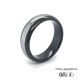 7mm Tungsten Inlay Black Zirconia Ceramic Ring 360 video