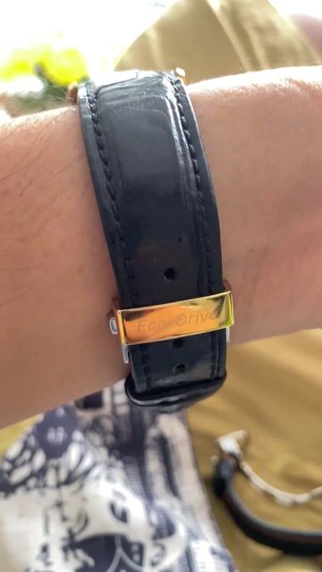 Đồng hồ Citizen Exceed Eco-Drive Nam Dây da Vàng. Mua bán Đồng hồ tại Thị xã Tân Châu An Giang được đăng bởi Khang hình 1