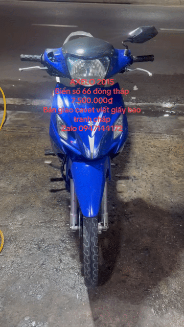 Suzuki Axelo 2015 Xanh dương. Mua bán Xe máy tại Huyện Bình Chánh Tp Hồ Chí Minh được đăng bởi Bình tĩnh sống hình 1