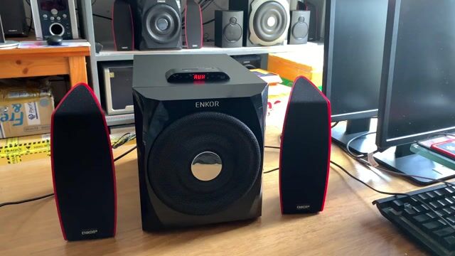 Loa vi tính ENKOR F200 Đen. Mua bán Tivi, Âm thanh tại Quận Ninh Kiều Cần Thơ được đăng bởi Tan Minh hình 1