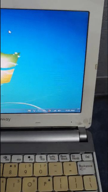 Gateway Laptop 10 inch Trắng. Mua bán Laptop tại Quận 4 Tp Hồ Chí Minh được đăng bởi Hạnh hình 1