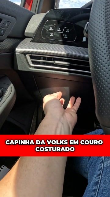 CAPINHA DA VOLKS EM COURO COSTURADO