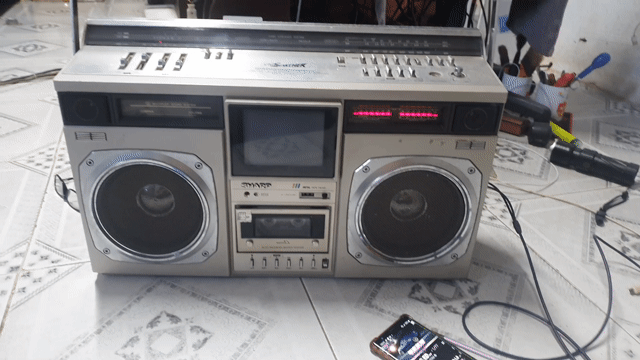 Đài cassette Sharp Bạc 40W 100V. Mua bán Tivi, Âm thanh tại Quận Liên Chiểu Đà Nẵng được đăng bởi CHUyÊN HÀNG  NHẬT BÃI CÁC lOẠI  hình 1